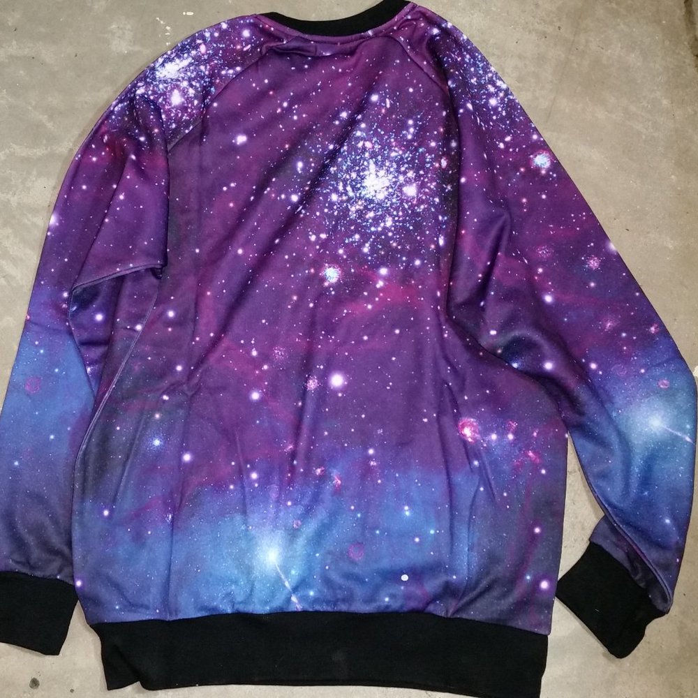 IMKING Galaxy Sweatshirt Size L - Picture 3 of 5